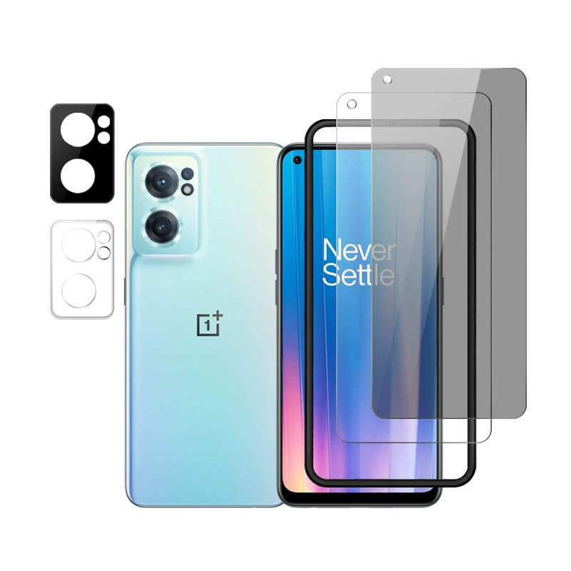 Защитное стекло-ремешок для экранопокрытия OnePlus Nord CE2, сверхпрочное антибоеподобное, с фотопечатью линзы, закалённое стекло