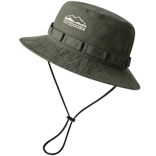 Forest outdoor workwear fisherman hat men Japanese retro camping hat hiking hat basin hat sun protection hat women