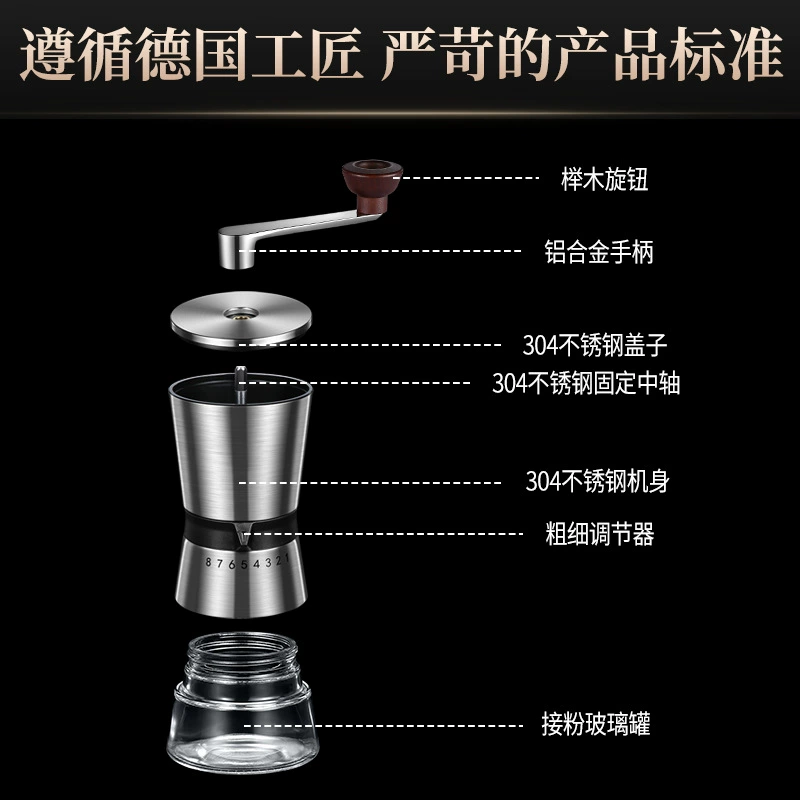 Coffee removable handheld chopper, ceramic coffee machine