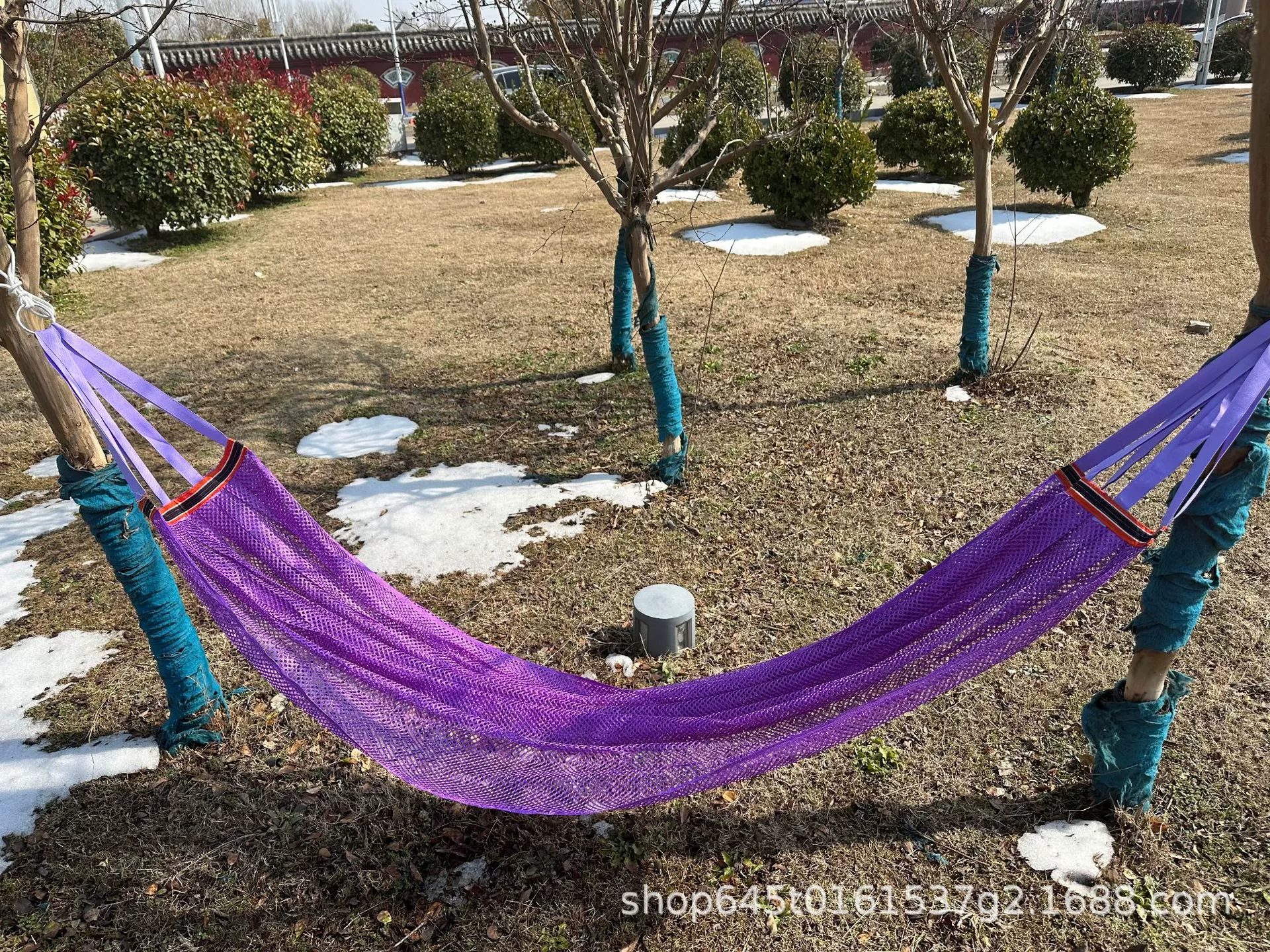 Travel silk street swings for double, increased thickness, anti-rollover