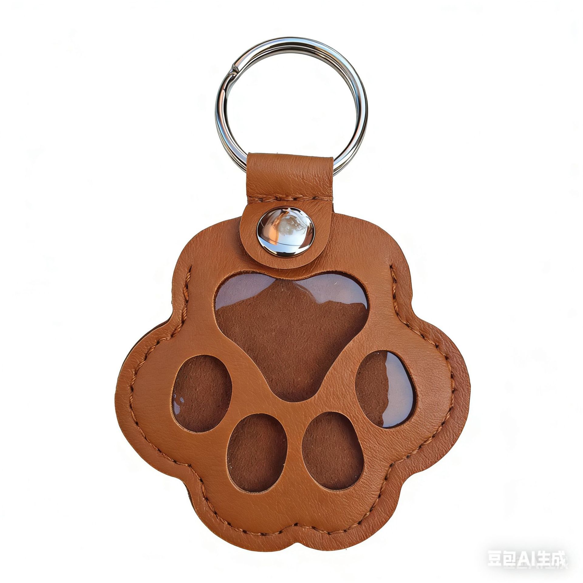 Brown keychain
