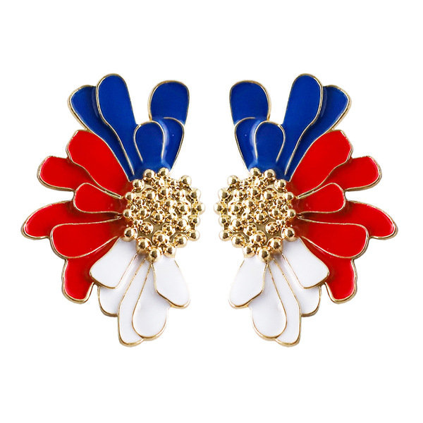 creative acrylic earrings drop-shaped