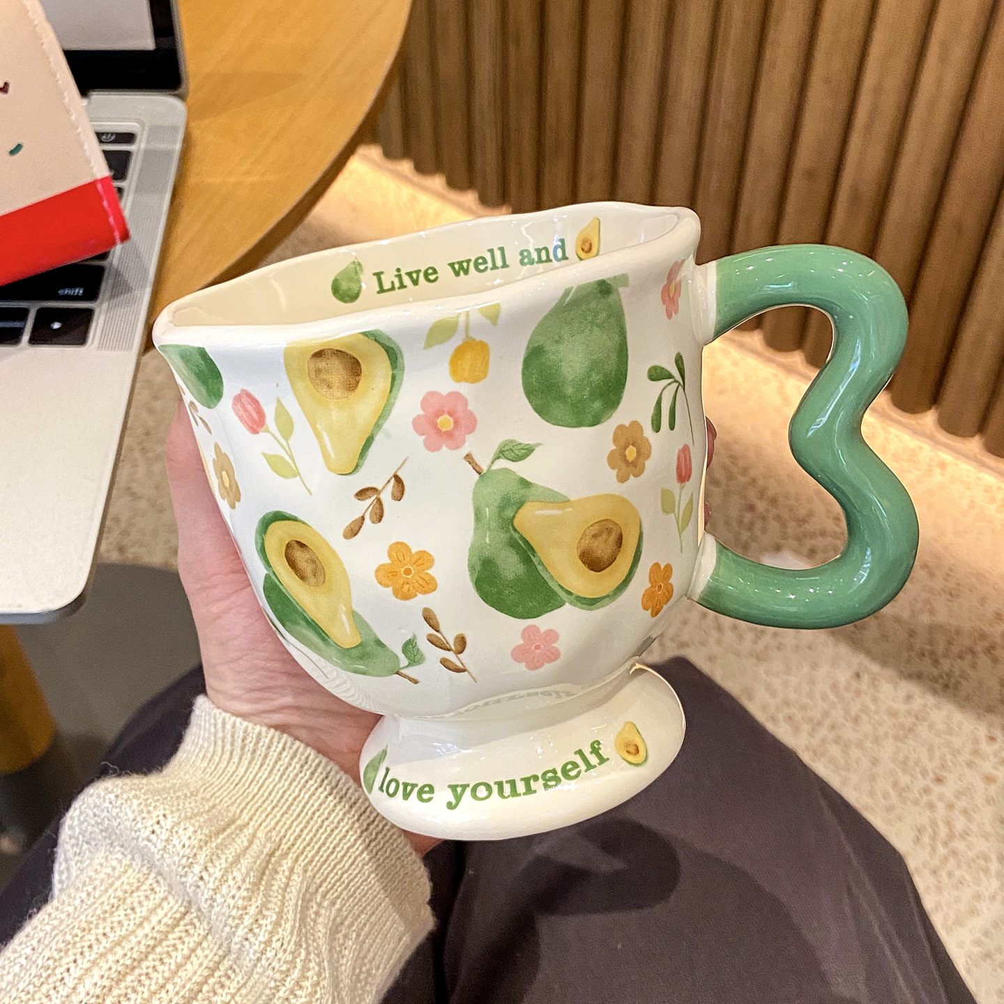 Creative Fruit Ceramic Mug For Coffee And Breakfast Cups_voghion.com