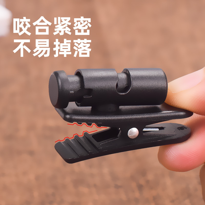 Clip de cable para auriculares 360 grados de rotación deportes anti-perdida fija especial para auriculares Cable de ajuste de espesor longitud clip de plástico