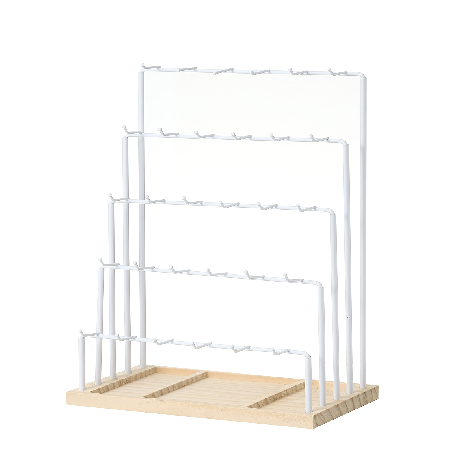 흰색 - 5겹 후크 로그 베이스