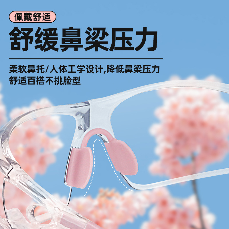 職安康防風ゴーグル工業高精細防霧透明ナイロン材質防風砂男女防飛散眼鏡|undefined