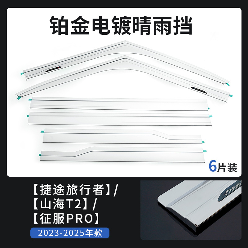 Adecuado para Jietu Traveler Shanhai T2 T1 Freedom Modificación del reflector de la parte superior del automóvil Accesorios de bloque de arena y grava