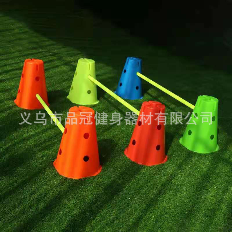 Vientiane combinación barril niños obstáculo con agujero logo barril Entrenamiento sensorial logo barril cono de helado jardín de infantes