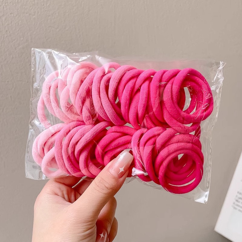 Caricatura encantadora anillo de pelo pulgar no daña el cabello de los niños correa de correa pequeña cuerda de cabello para niñas cuerda de cabello