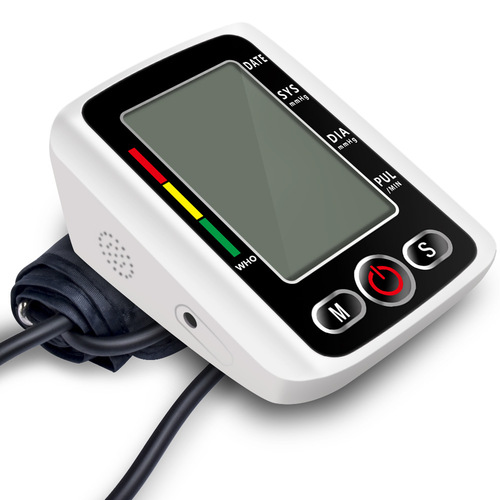 Electronic Blood Pressure Monitor Home Wrist Cuff Upper Arm Blood Pressure Tester Blood Pressure Measurement Device for International Trade