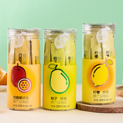 Honey Juice Beverage Portable Bag Lemon Honey Canned 225g Pomelo Honey Wholesale Fruit Flavored Honey
