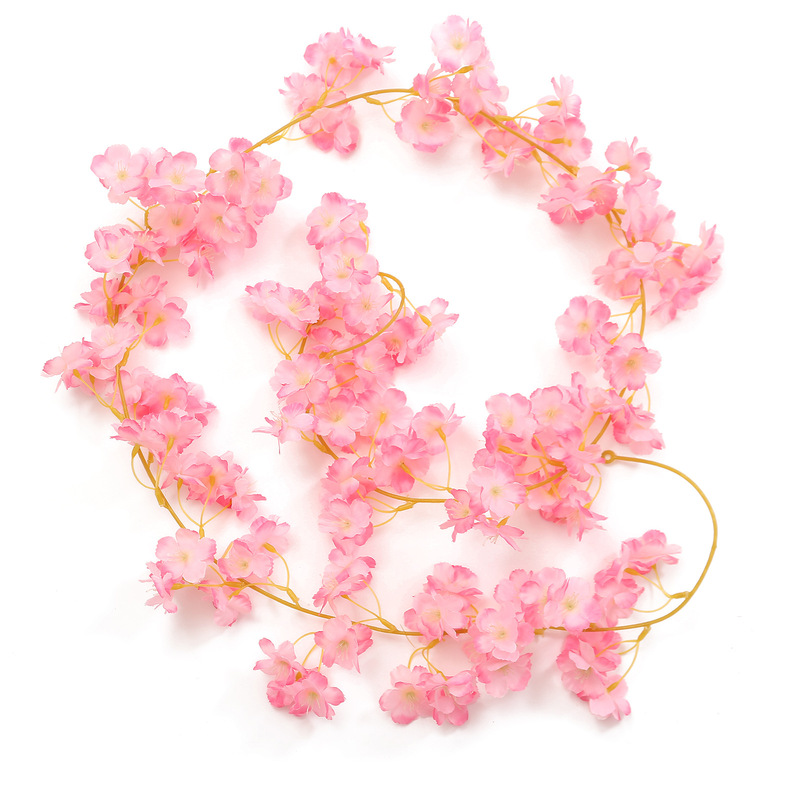桜の藤条の造花のエアコンのパイプをシミュレーションして、装飾の花藤の結婚祝いの天井の藤の花条の越境の対外貿易を遮ります。|undefined