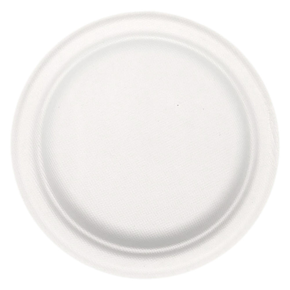 Shaogeng oasis Pulpa de caña de azúcar Pulpa de bambú desechable protección del medio ambiente vajilla 6,75 disco Placa de papel degradable