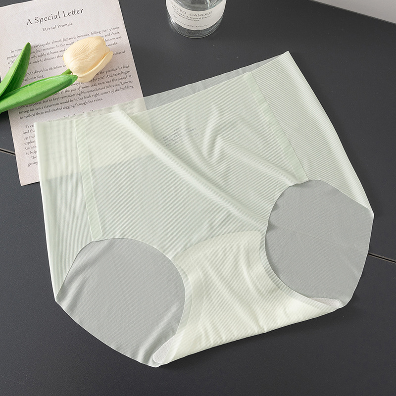 Serie ultrafina primavera y verano yoga sin costuras máscara deportiva lápiz labial seda sin costuras entrepierna antibacteriana ropa interior pantalones de mujer cabeza