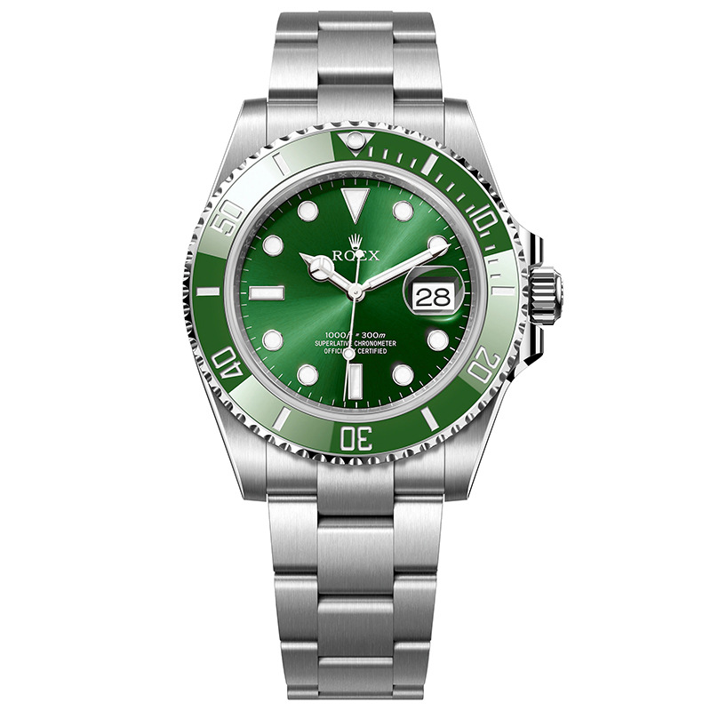 Live Broadcast New Product Men's Watch Green Water Ghost Fully Automatic Mechanical Watch Waterproof Stainless Steel Luminous Business Labor Men's Watch