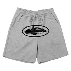 2025 Y2K American Streetwear Hip Hop Casual Shorts High Street Loose Street Print Pants INS