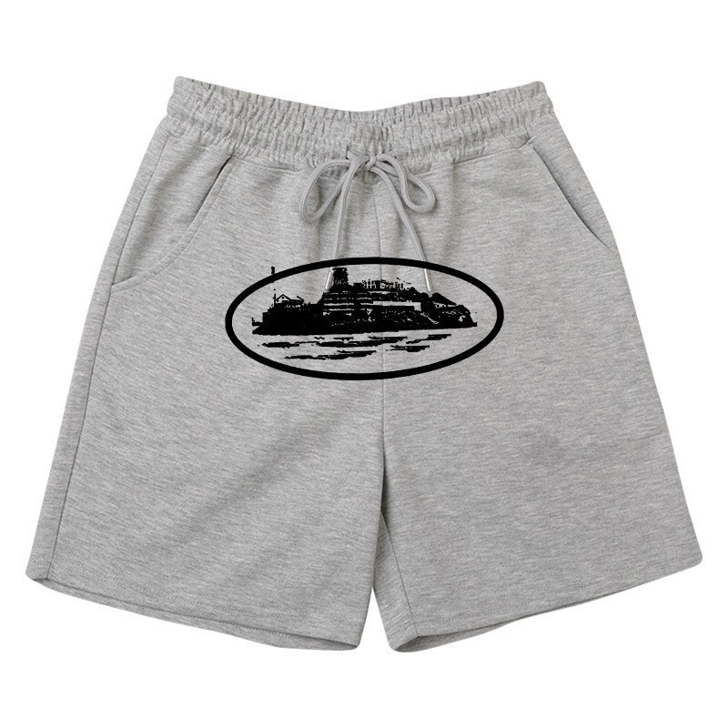 2025 cross-border y2k American hipster street hip hop casual sports shorts high street loose hip hop street pants ins