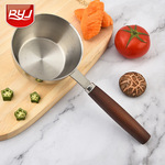 304热油小锅不锈钢迷你烧油浇油锅炝油淋油小勺泼油锅厂家现货批