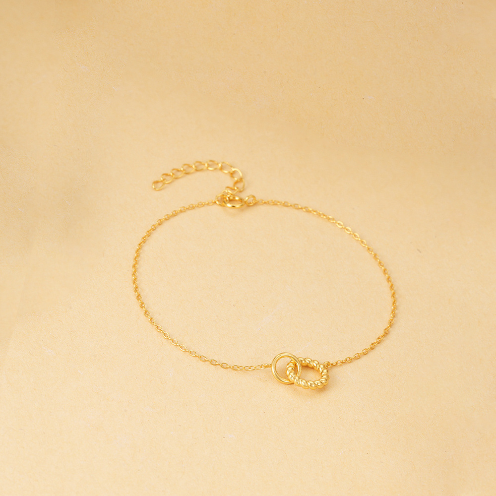 Holiday, Travel, Daily Occasion 925 Sterling Silver Material 925 Sterling Silver Bracelets Elegant Simple Style Streetwear