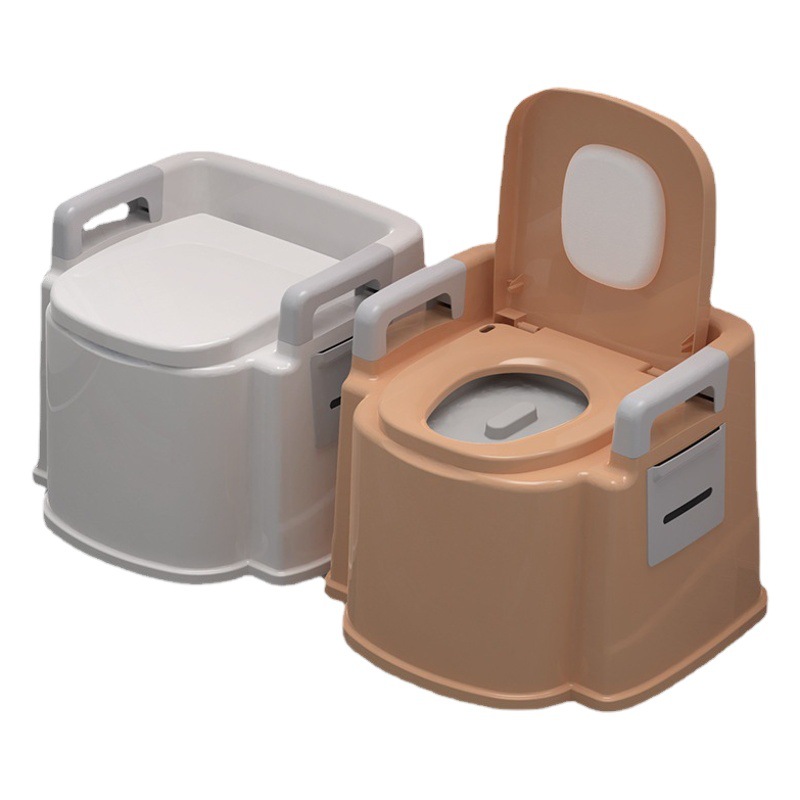 Household Elderly Toilet Removable Toilet Pregnant Women Adults Simple Elderly Portable Squatting Stool Toilet Chair
