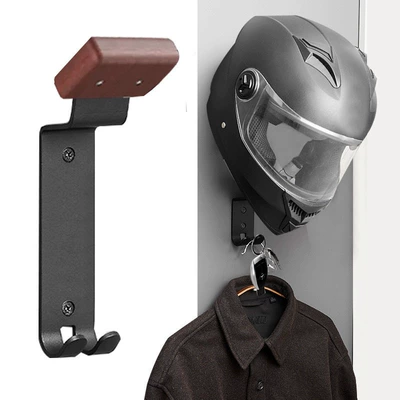 Motosiklet dəbilqə rəfləri, Hat Storage Wall-Mounted Helmet Display