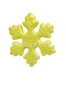 Bubble Snowflake Styrofoam Snowflake Gold Powder Props Christmas Decoration Props Can Come to Color Production