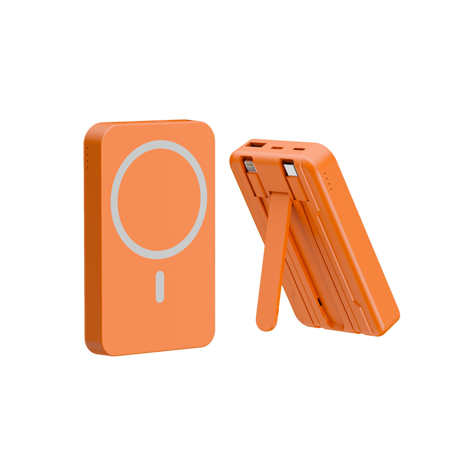 Carga rápida transfronteriza magnetic cargar soporte de cinturón de tesoro 10000mAh portátil cargador inalámbrico fuente de alimentación portátil impresión de regalo