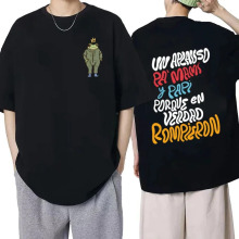 ���羳ŷ�롿Bad Bunny Print T-Shirts Men Clothing Casual Fas