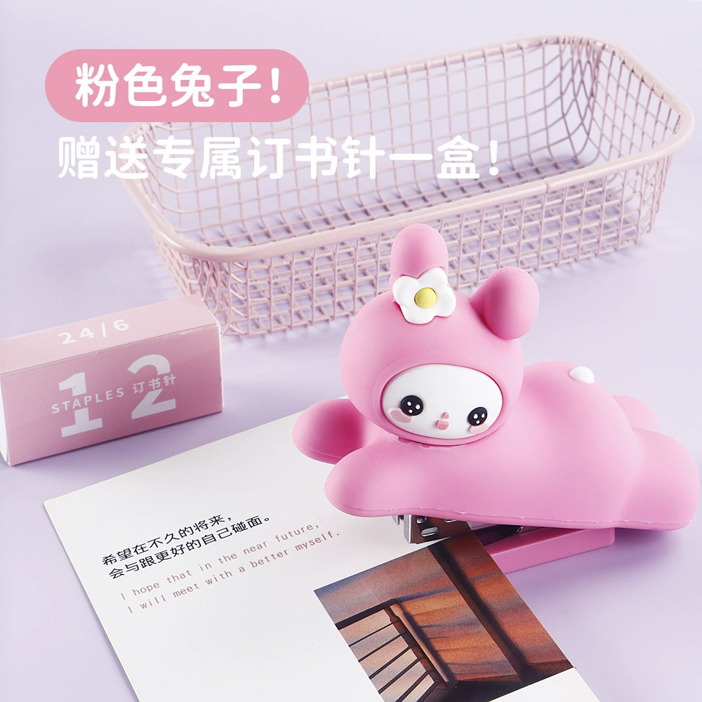 Cute creative cartoon small handheld set for office, wholesale