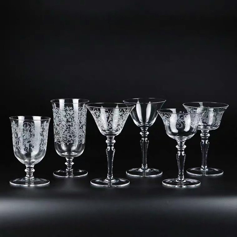 Serie ligera Copa de cóctel de estilo japonés Copa de flores al horno Copa Martini Copa de comandos de Singapur Copa de bebidas largas