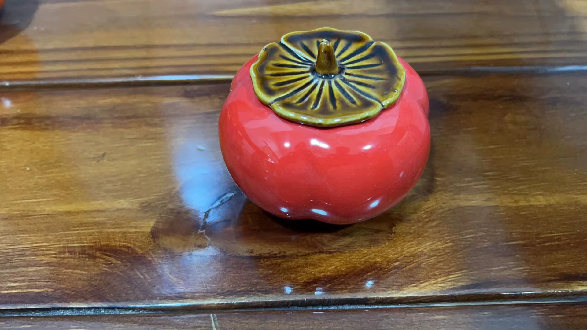 Чайник в форме хурмы Persimmon Ruyi, свадебная конфетница-орнамент, подарочная коробка, керамический свадебный сувенир, декоративная подарочная упаковка
