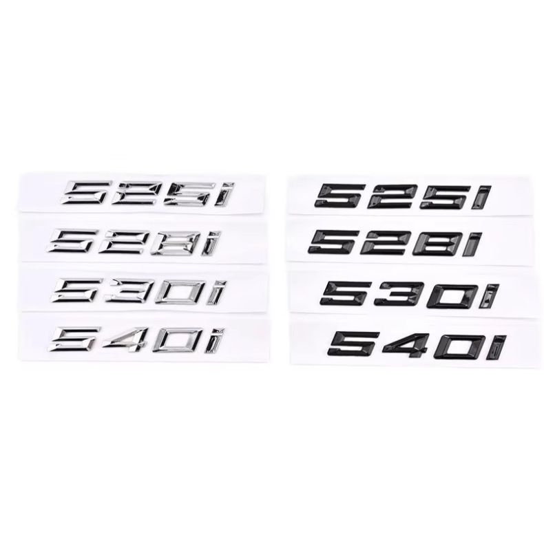Suitable for 18-23 Bmw New Model Car Logo Stickers 520I 525I 528I 530I 535I 550I Displacement Tail Stickers
