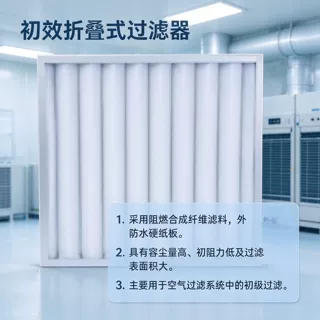 初效折叠式过滤器 G4纸框空气过滤网 新风预过滤除尘滤网厂家定制