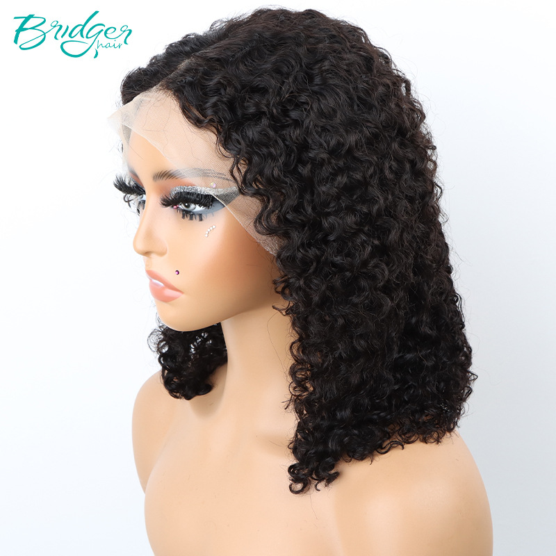 13*4-es öltéssel készült, dupla húzású, BOB jerry göndör élő hajból készült parókák_voghion.com