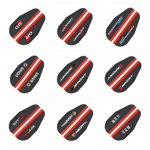 Cross-border automobile rearview mirror rain shield rain eyebrow thickened carbon fiber texture rearview mirror rain shield
