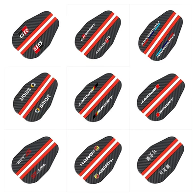Cross-border automobile rearview mirror rain shield rain eyebrow thickened carbon fiber texture rearview mirror rain shield