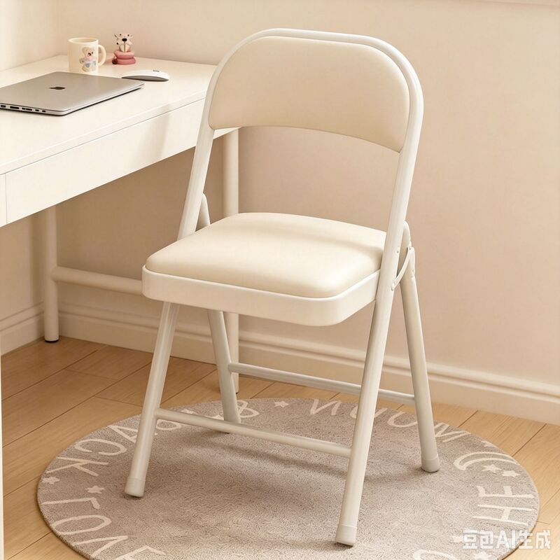 Household Folding Chair with Backrest, Student Dormitory Study Computer Chair, Simple Portable Conference Dining Chair Household Folding Chair with Backrest, Student Dormitory Study Computer Chair, Simple Portable Conference Dining Chair