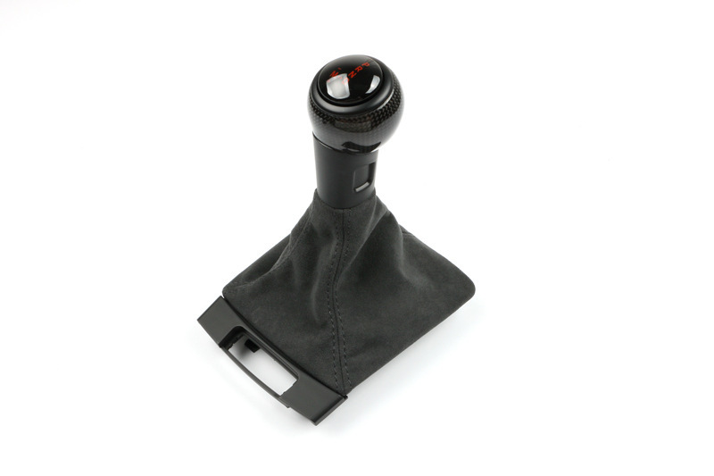 Suitable for Porsche GT4 gear shift knob, 718 Cayman, 911, Boxster, genuine leather, suede, carbon fiber gear shift cover
