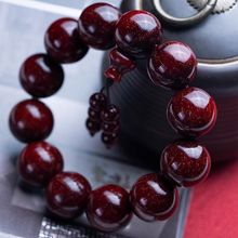 老料小叶紫檀手串 男满金星佛珠沉香黄花梨金丝楠木料文玩手链108