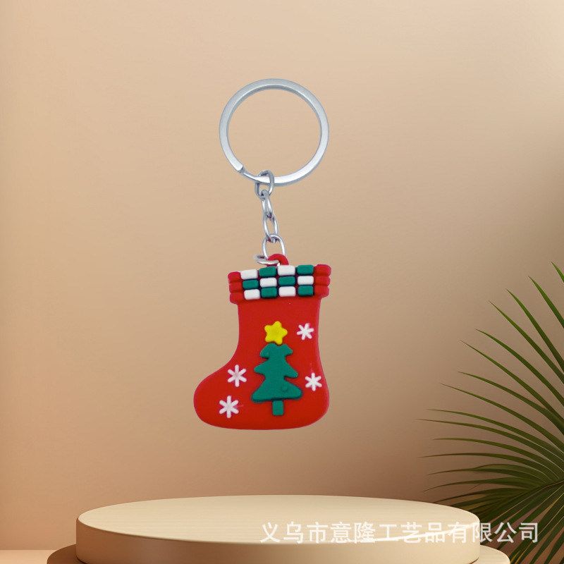 卡通圣诞系列钥匙扣新年圣诞节可爱立体公仔圣诞树挂件小礼品批发|undefined