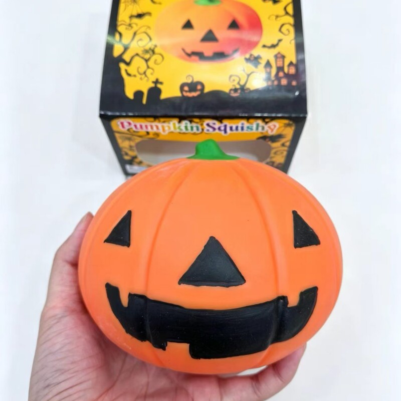 Extra-Large Pumpkin Halloween Hot-Selling Slow-Rebound Stress-Relief Toy, Stress-Relief Pumpkin, Realistic Food Simulation, Direct Sales from the Manufacturer