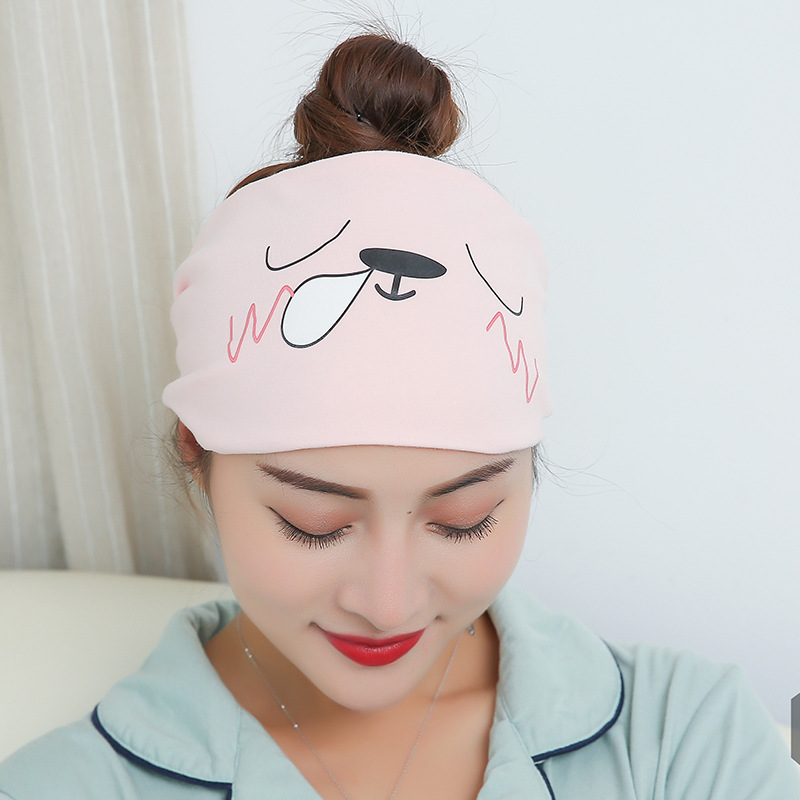 Factory wholesale: 20 new styles of all-season breathable cotton maternity postpartum hats with printed and heat-pressed designs