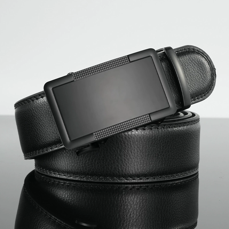 Leather belt, universal trousers, genuine leather, (Physicals)