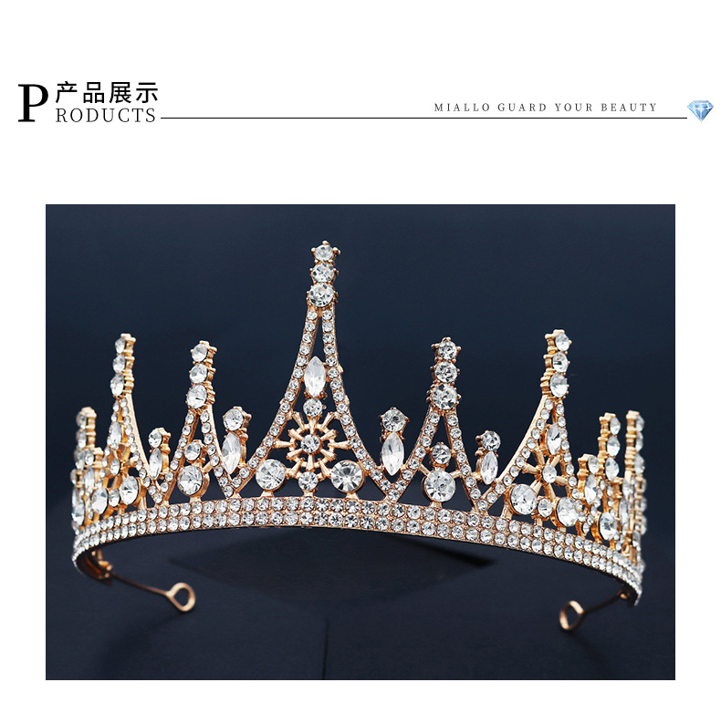 Fashion C Shape Rhinestone Diamond Headwear display picture 4