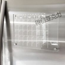 透明亚克力日历写字板强磁冰箱贴干擦留言板批发冰箱壁挂板备忘录