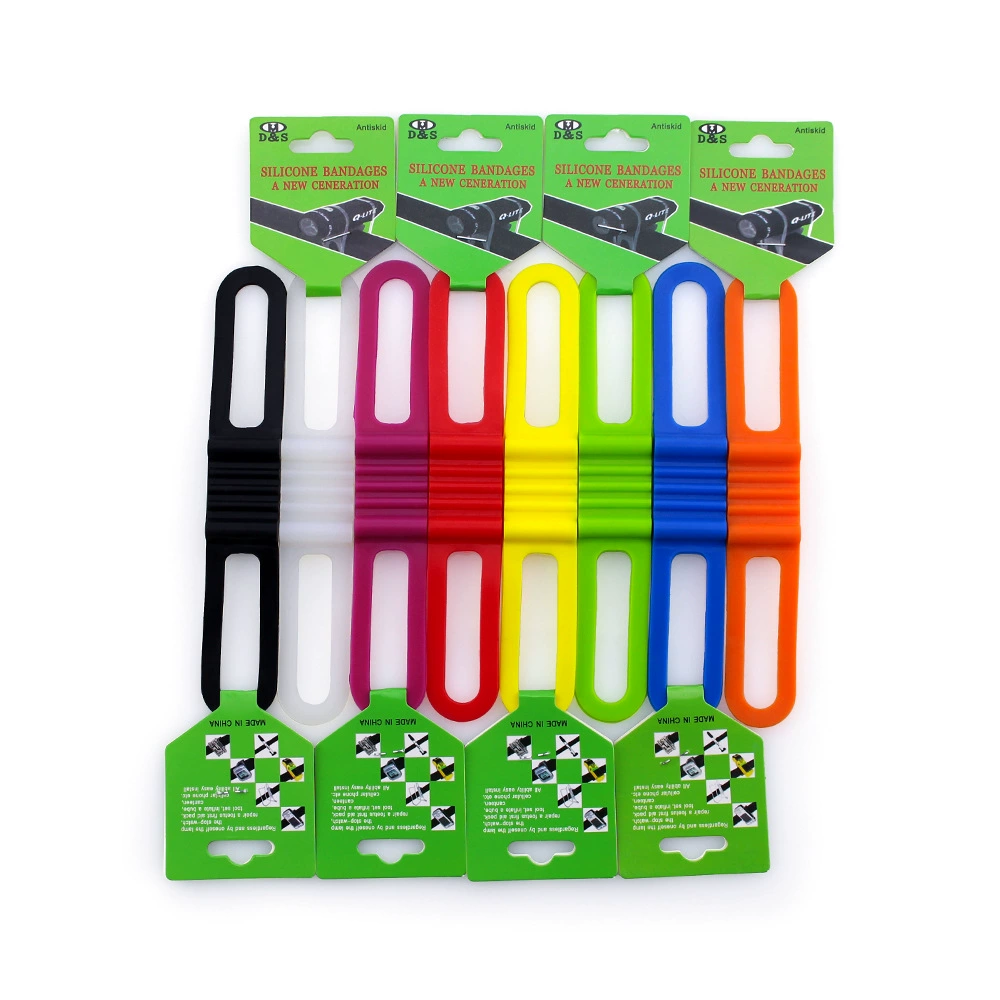 Трансграничные новые высокие эластичные велосипеды силиконовые ремешки для велосипедов фиксированный обвязка с короткими фонарями