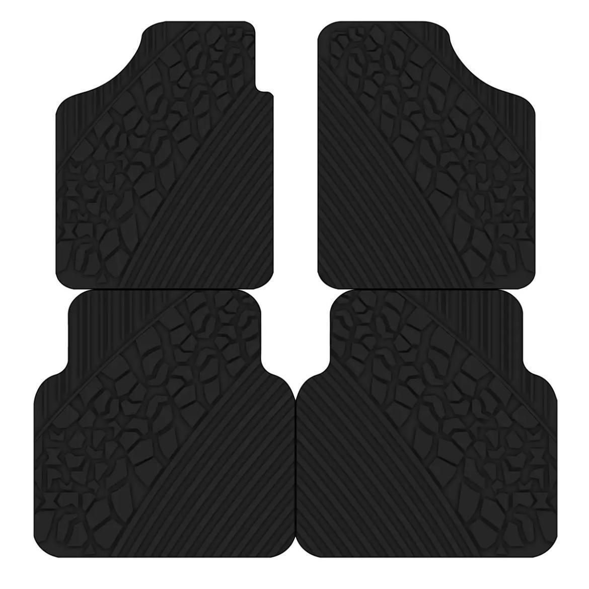 Cross-Border Best-Selling Diatomaceous Earth Car Floor Mats, Suitable for All Seasons, Wear-Resistant, Dirt-Resistant, Non-Slip, Universal Car Floor Mat Set of Four