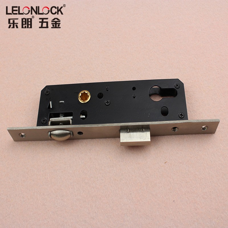 Cerradura de bola de acero inoxidable estándar europeo personalizada 85 serie de cerradura de bola de puerta de entrada a prueba de viento accesorios de cerradura de puerta interior