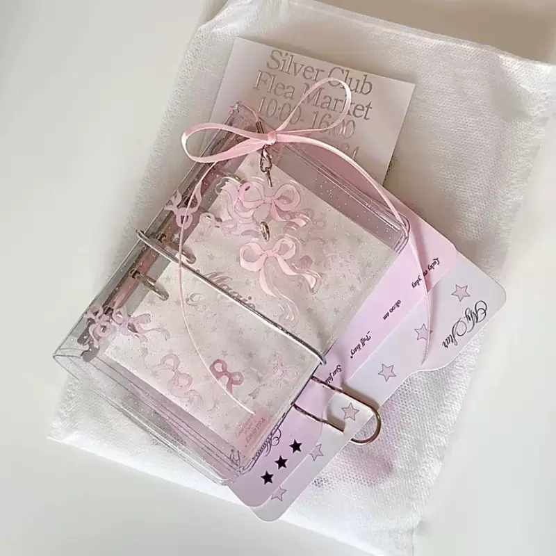 Removable belt with bow, notebook for students, brand book, DIY