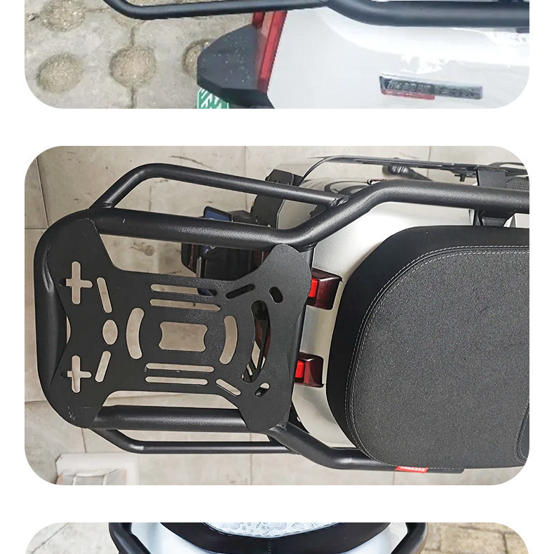Suitable for Tailg Cangqiong Electric Vehicle Rear Rack, Thickened Tail Box Bracket, Electric Motorcycle Delivery Rack Modification Accessories